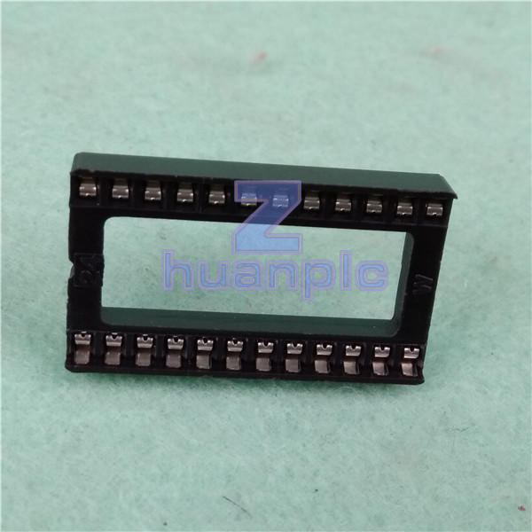 5PCS 24pin Pitch 2.54mm DIP IC Sockets Adaptor Solder Broad Type Socket