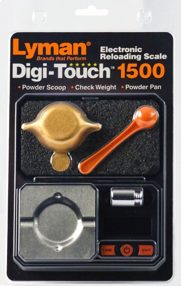 Lyman® Digi-Touch™ 1500 grain Electronic Scale, Bright LED display, SHIPS FREE