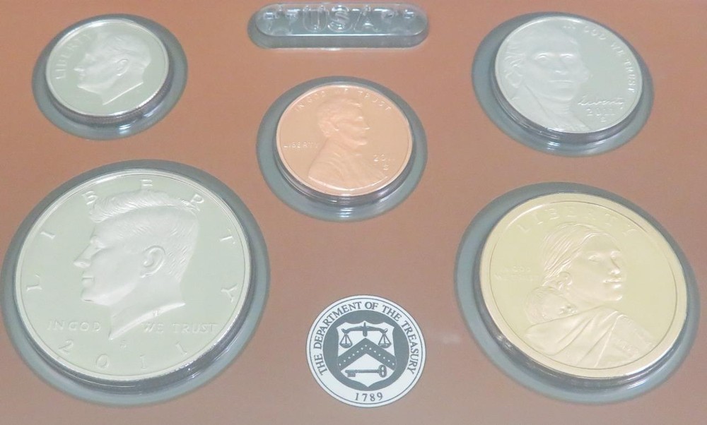 2011 Proof Set *14 Coins with Box and COA