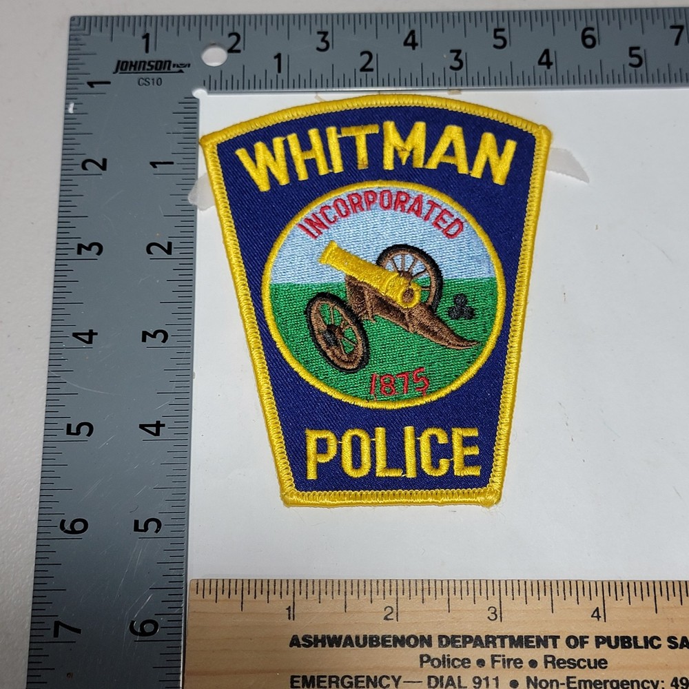 MK2 B8 Police patch Massachusetts Whitman