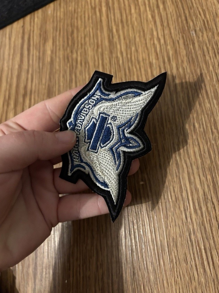 Small Harley Davidson® Swept Wings Bar & Shield Vest Patch Obsolete