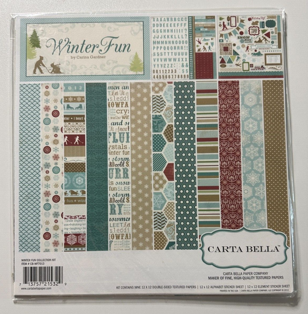 Carta Bella 12 x 12 Paper Pack-Multiple Variations Available-You Choose