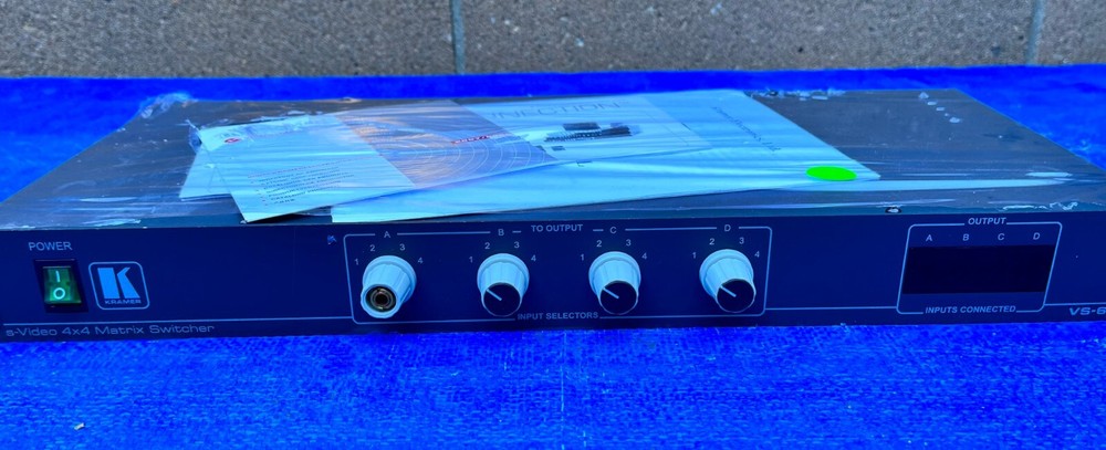 Kramer VS-6YC S-Video 4X4 Matrix Switcher