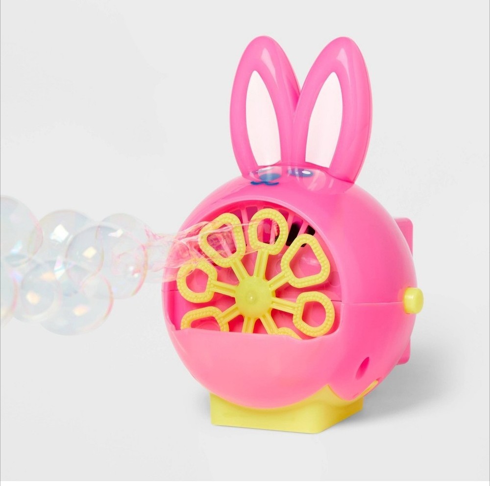 Sun Squad Bunny Bubble Maker Includes Bubbles Battery Operated
