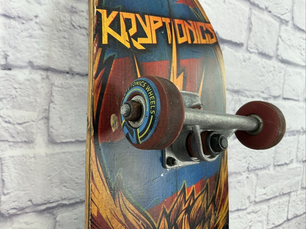Kryptonics Eagle & Arrows Skateboard Vintage Trucks Wheels