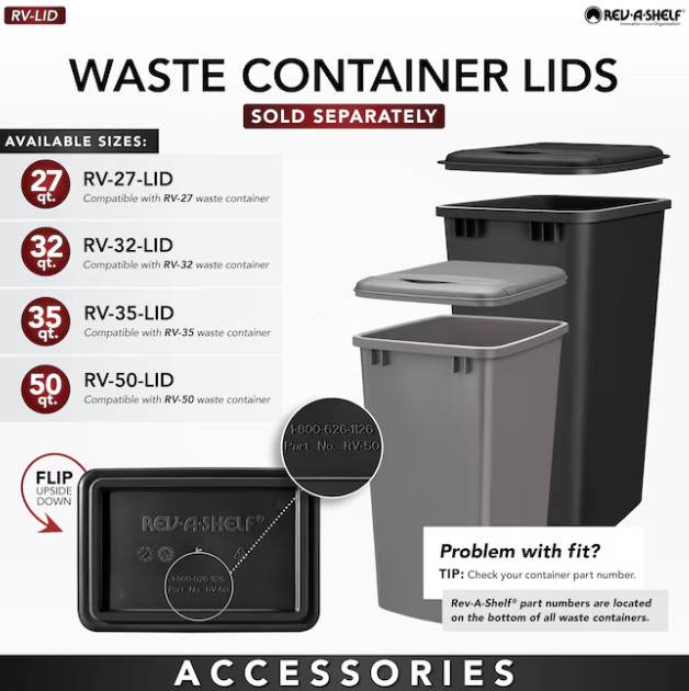 Chrome Soft Close Pull-out Pull-out trash can
