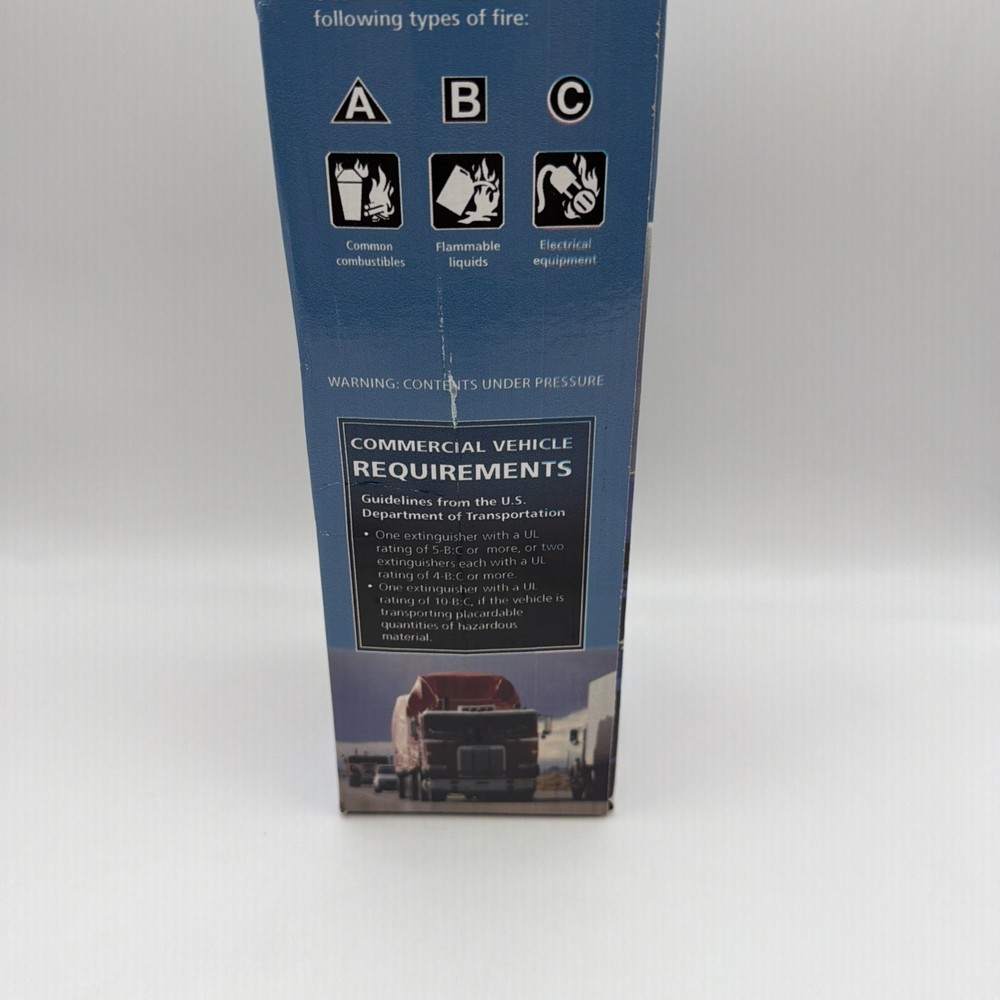 Kidde Class A/B/C Single Use Fire Extinguisher Model# 440162MTL