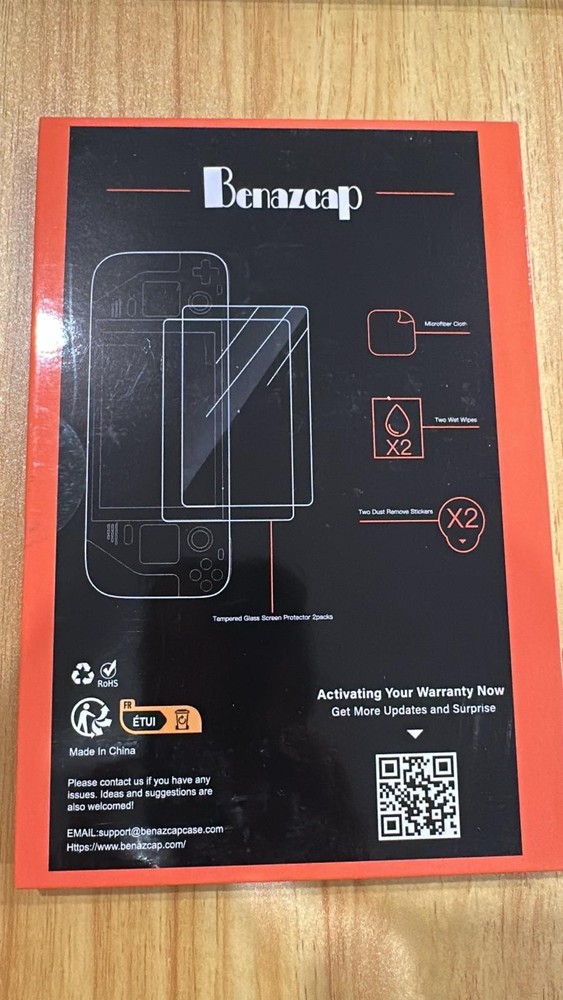 BENAZCAP [2 Pack] Steam Deck Screen Protector 7" 2021, 9H Tempered Glass