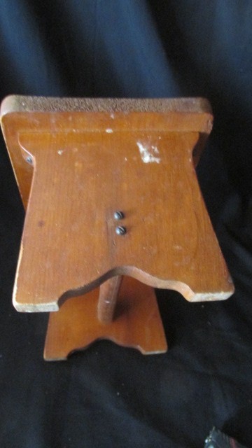 Vintage Solid Wood Step Stool Small Handmade Footstool Rustic Farmhouse Decor