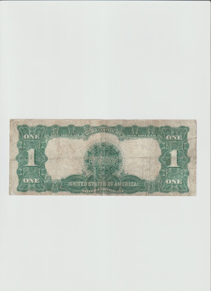 1899 $1 Silver Certificate Black Eagle in circulated condition