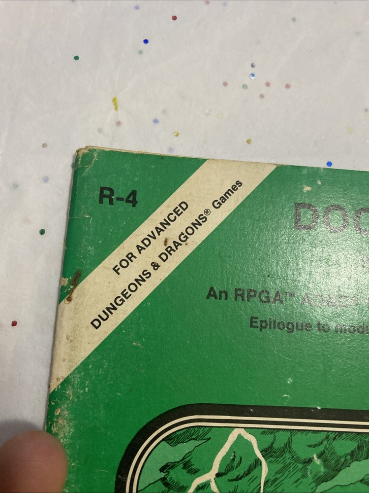 Doc's Island Advanced D&D RPGA VHTF Used TSR R-4 Module