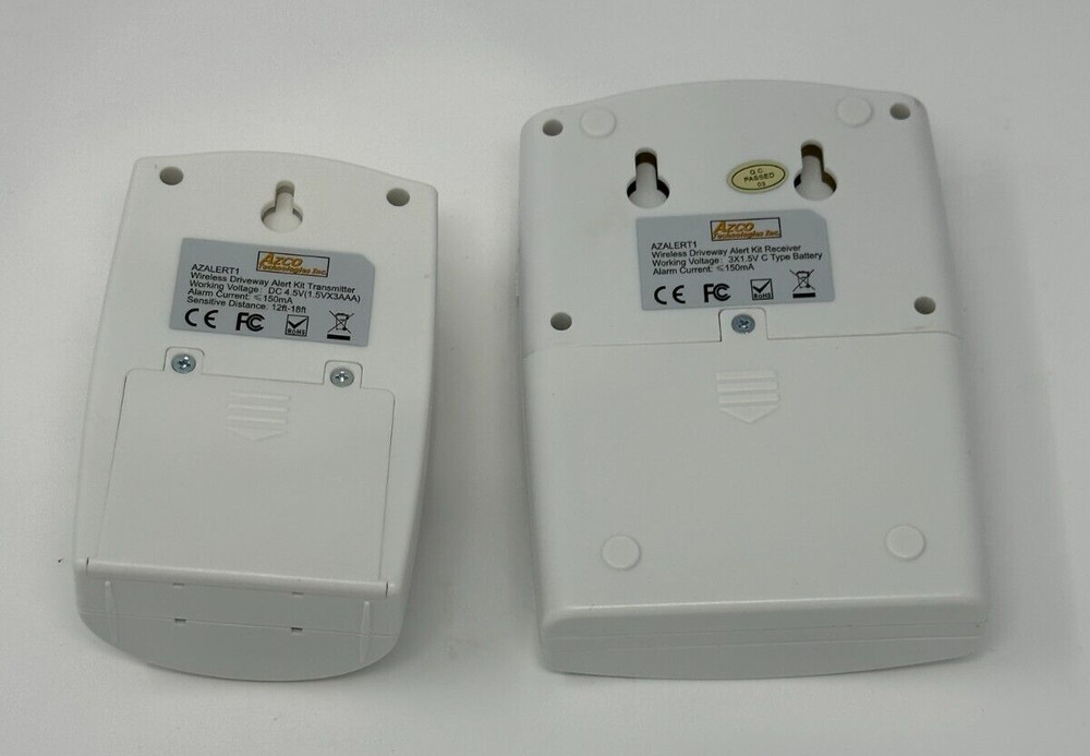 Wireless Driveway Alert Kit. Motion Activated Sensor. 200ft Range. 25ft Sensing