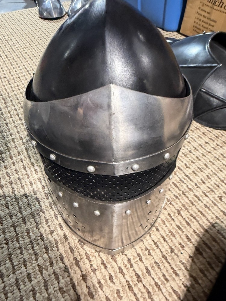 Blackened Suit Of Armor