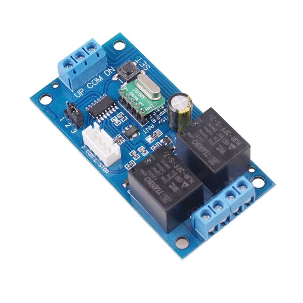 Motor Wireless Remote 12V Switch 2 Channel RF433MHz Remote Control Universal