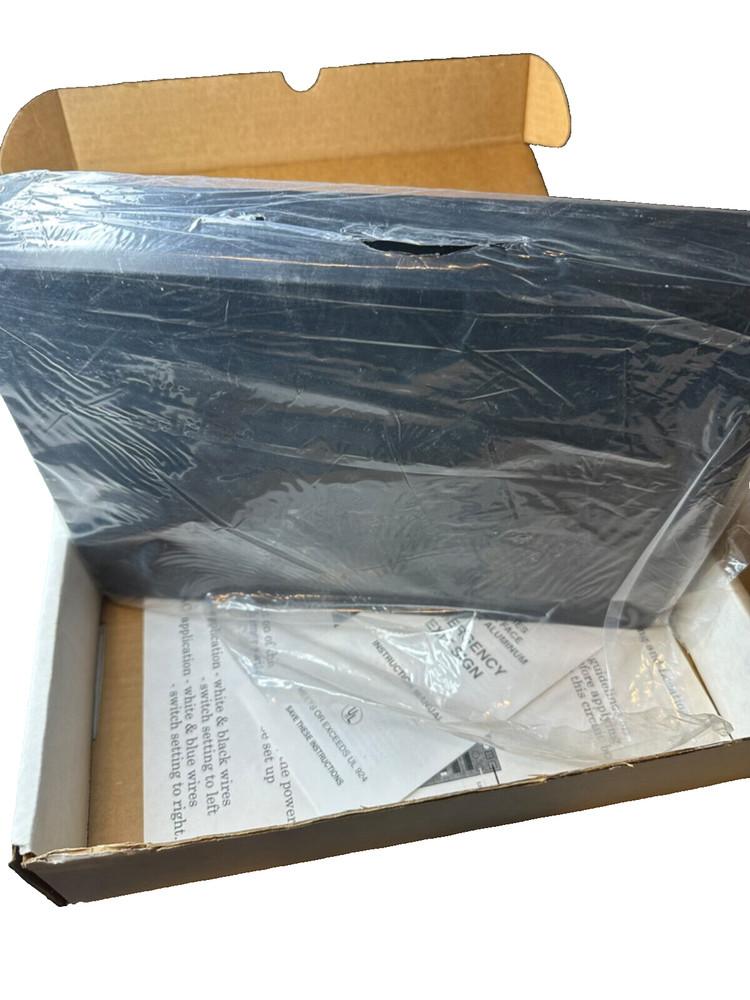 EXIT SIGN Die Cast Aluminum Single Face EXITRONIX 400 Series