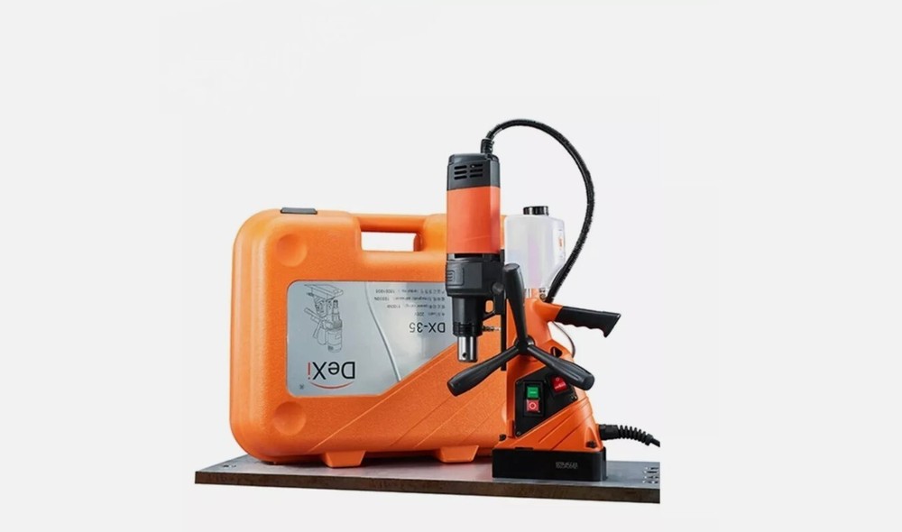 Dexi DX-35 High Performance Fast Drill Speed Magnetic Mag Drill With 2 Drill Bit
