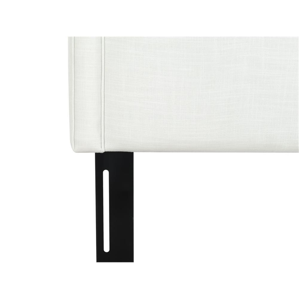 Catherine Upholstered Queen Headboard Antique White
