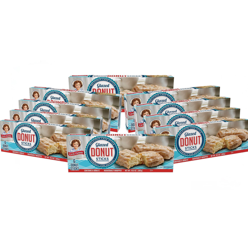Little Debbie Glazed Donut Sticks, 10 Boxes