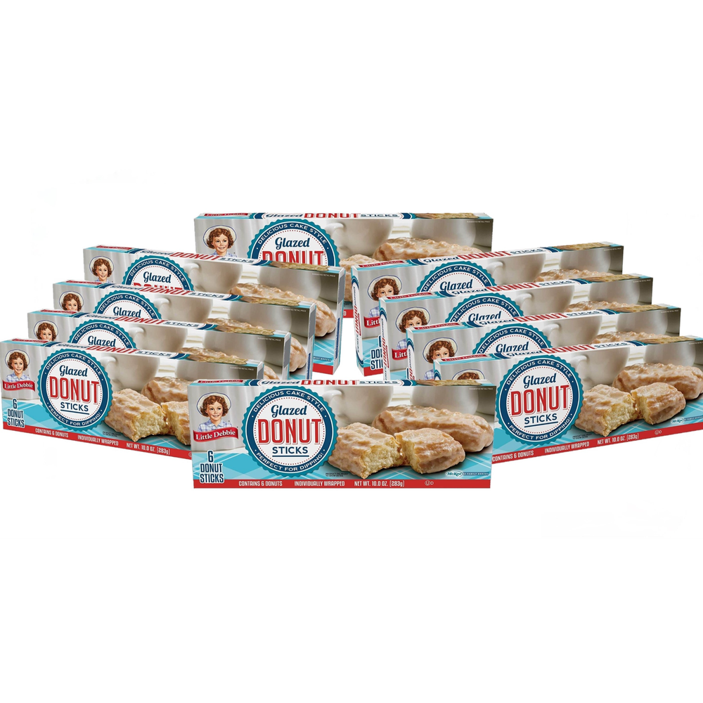 Little Debbie Glazed Donut Sticks, 10 Boxes