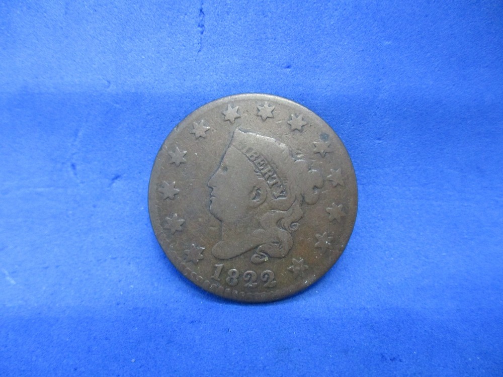 1822 Matron Head Large Cent ~ Good