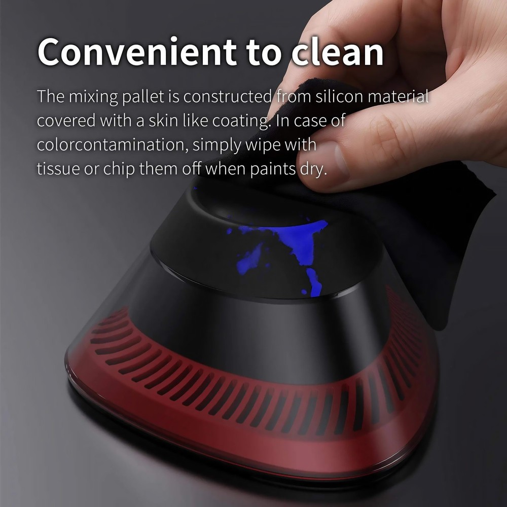 Oscillating Stirrer Tool with App Control for Paint Bottle Mixing and Modeling