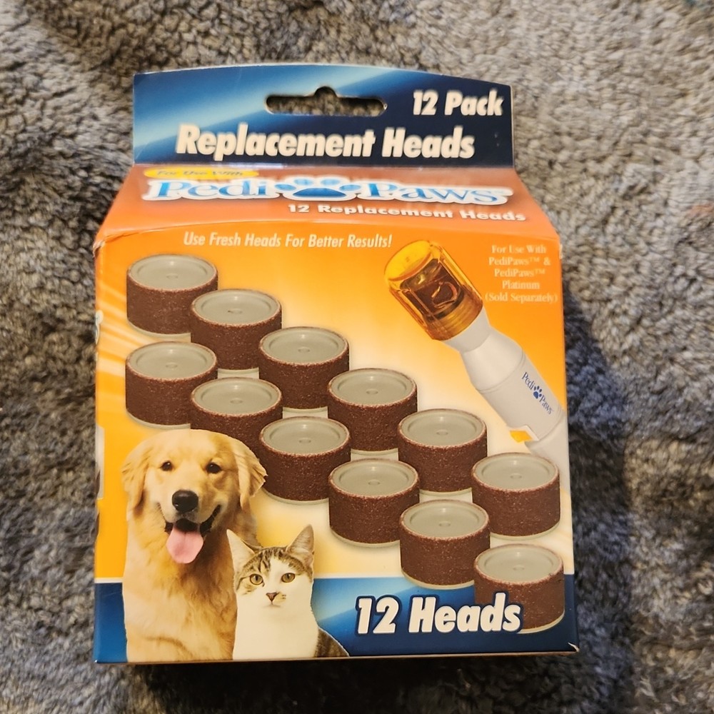 PediPaws 12 Pack Nail Grinder Replacement Heads