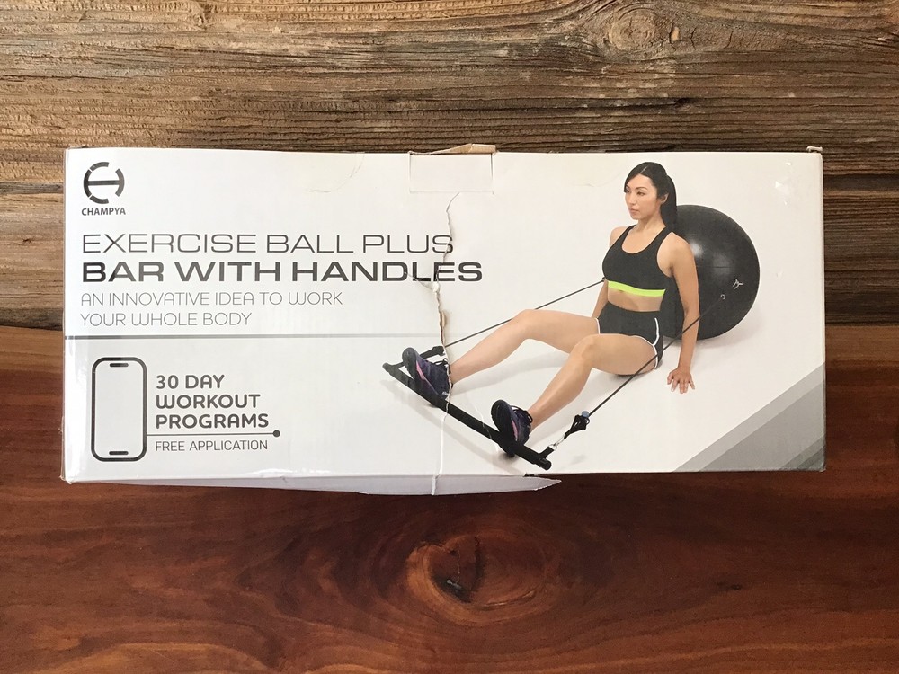 Exercise Ball And Pilates Bar Kit New In Box