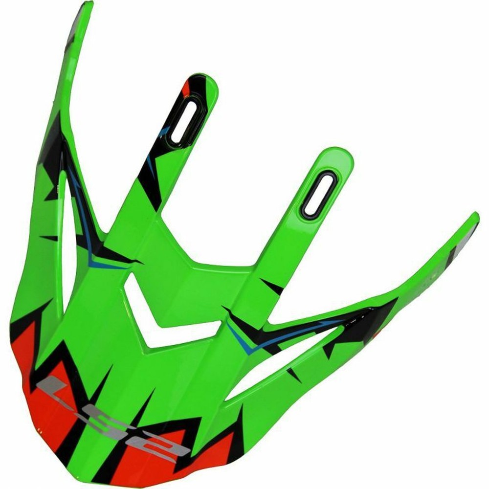 LS2 Fast/Fast Mini Helmet Replacement Visor Peak Explosive Green