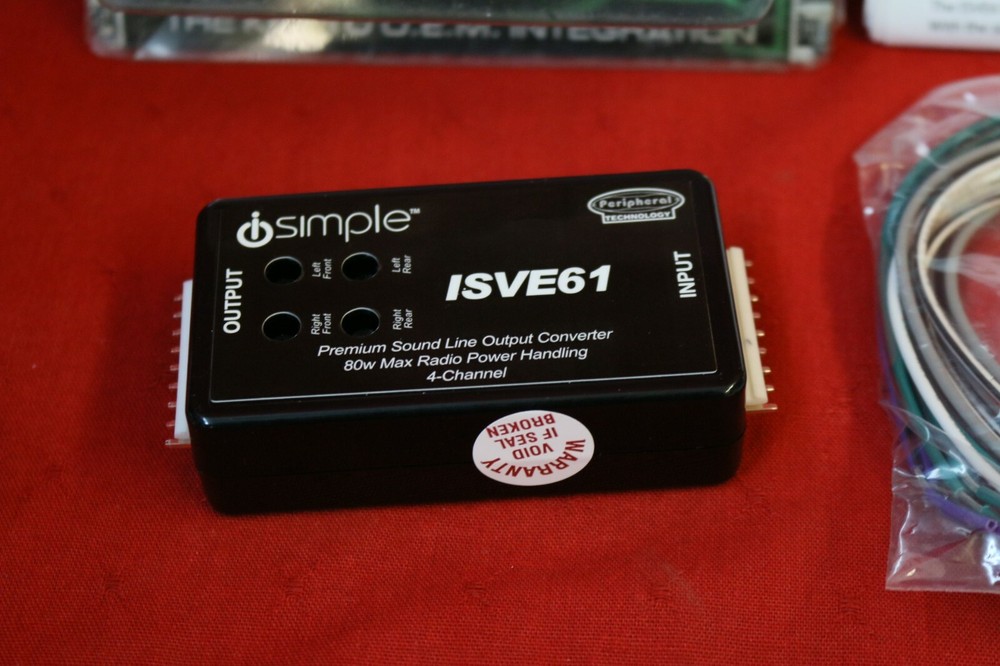 PERIPHERAL ISVE61 PREMIUM OUTPUT CONVERTER, Black, NEW, #N1