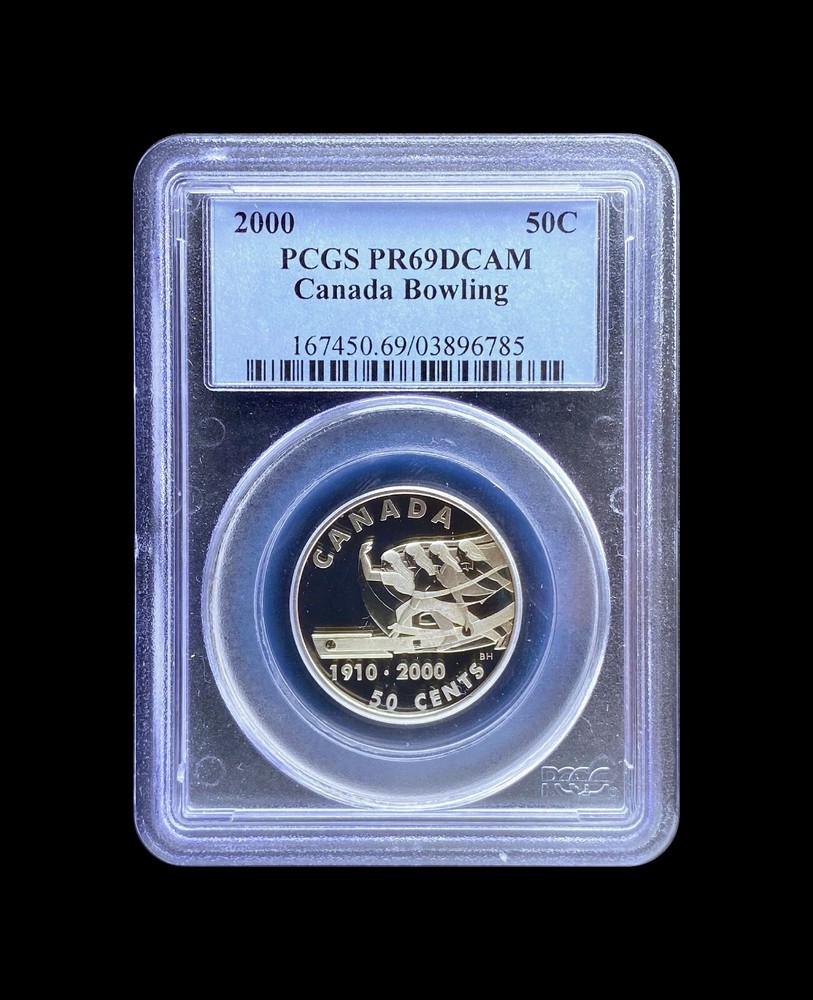 CANADA. 2000, 50 Cent, Silver - PCGS PR69 DCAM - Top Pop 🥇 Bowling