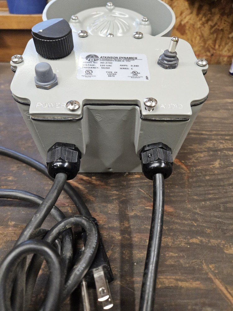 Atkinson Dynamics Industrial Intercom 0.24A 120V | AD-27C |