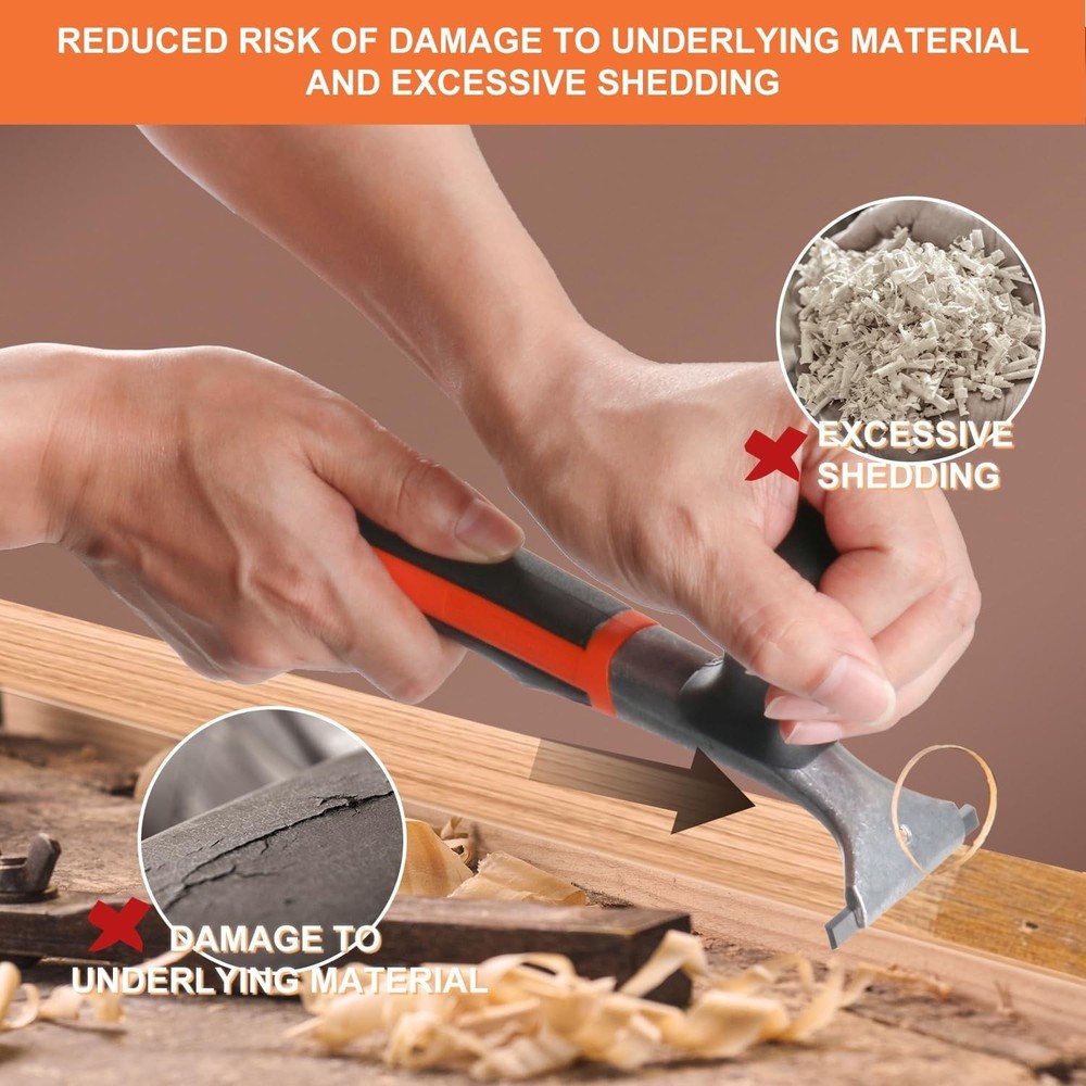 Ergonomic 2-1/2” Tungsten Carbide Scraper - Versatile Tool for Efficient Removal