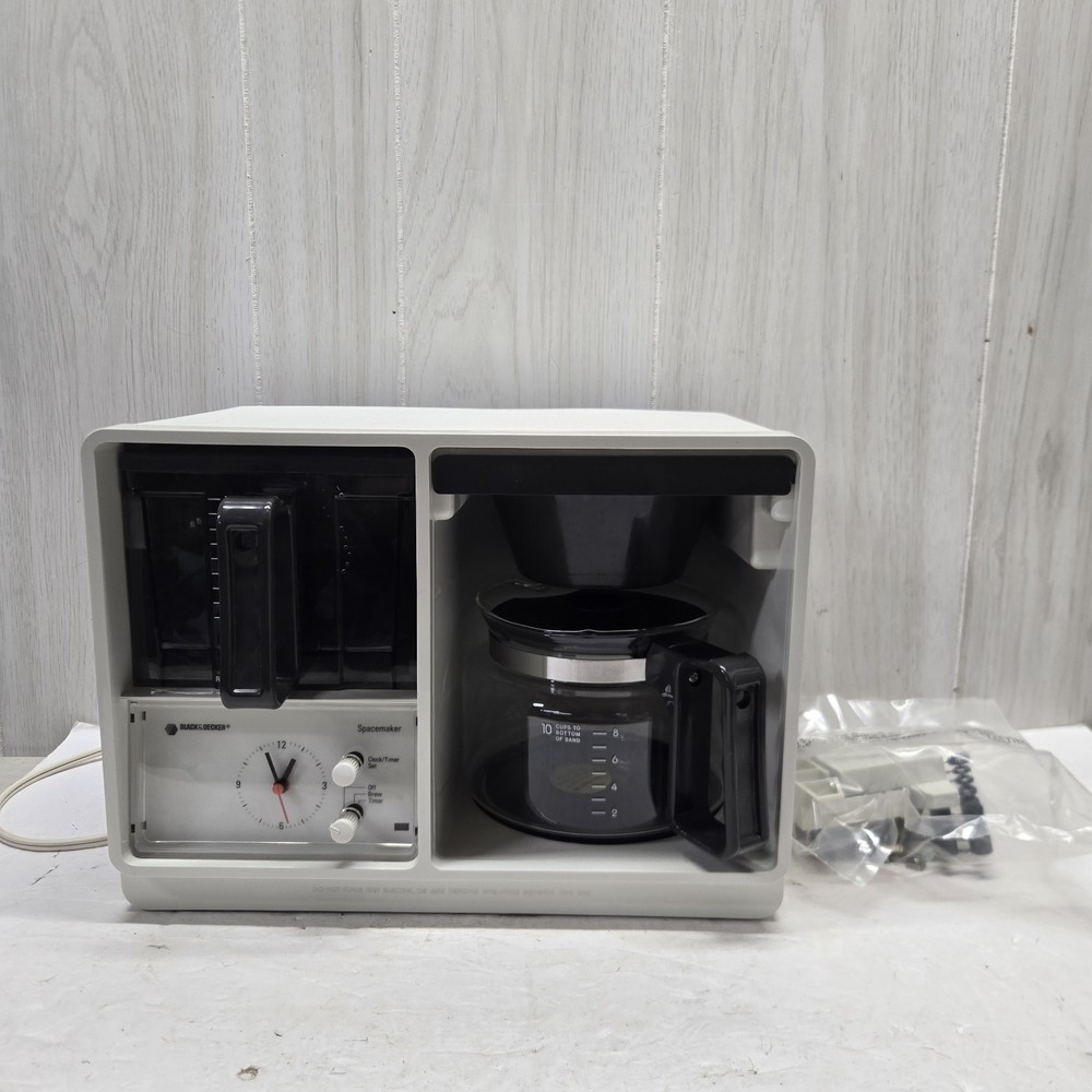 Black & Decker Spacemaker Drip Coffee Maker SDC2B Preowned Vtg Tested
