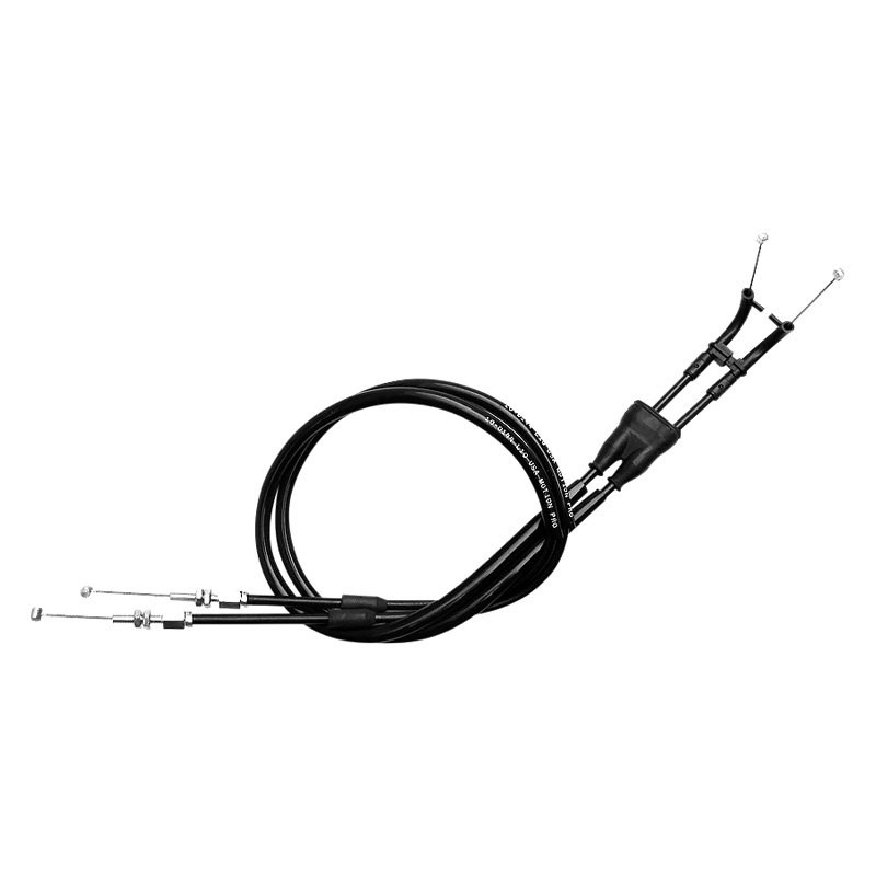 Motion Pro Black Vinyl Throttle Push-Pull Cable Set