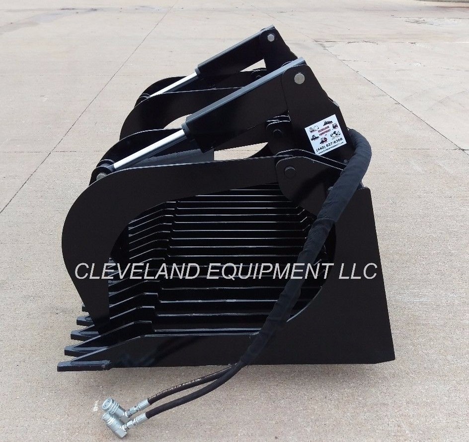 84" EXTREME-DUTY SKELETON ROCK GRAPPLE ATTACHMENT John Deere Skid-Steer Loader