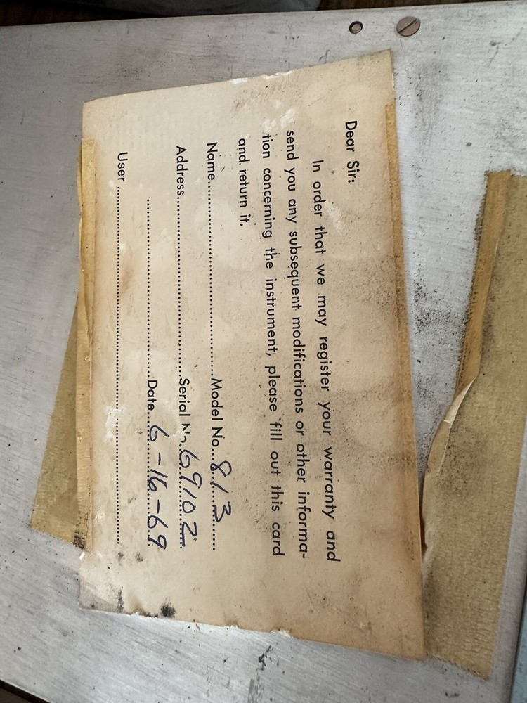 CANBERRA Model 813 - Read Description- Untested - Rare Find!