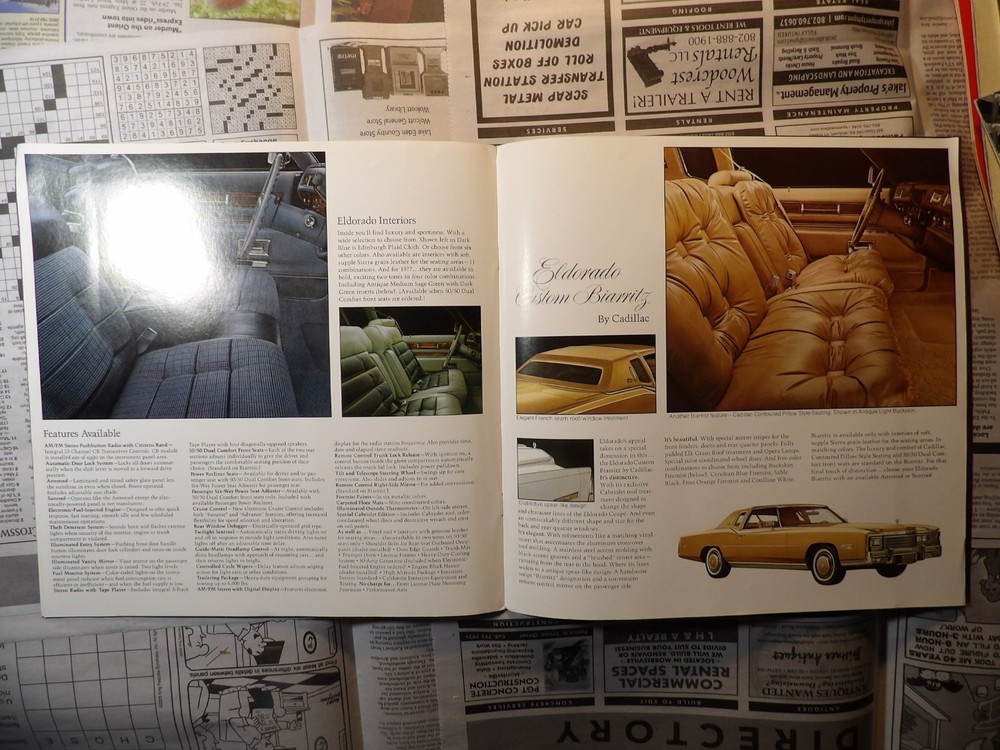 1977 Eldorado Cadillac Brochure