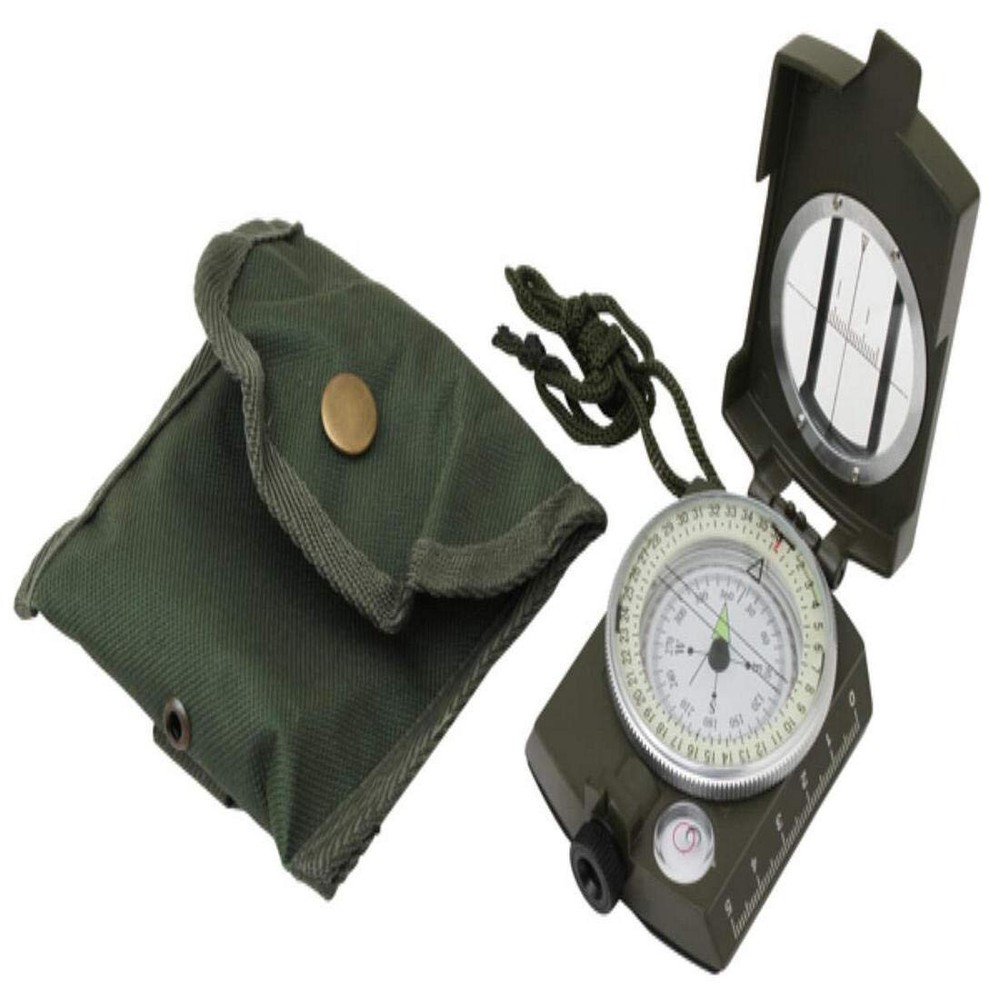 Sona Military Prismatic Sighting Compass with Pouch