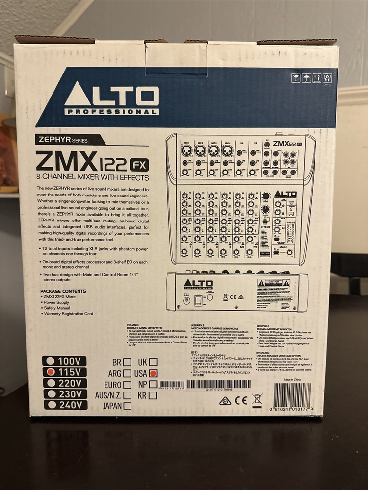 alto professional zmx122fx