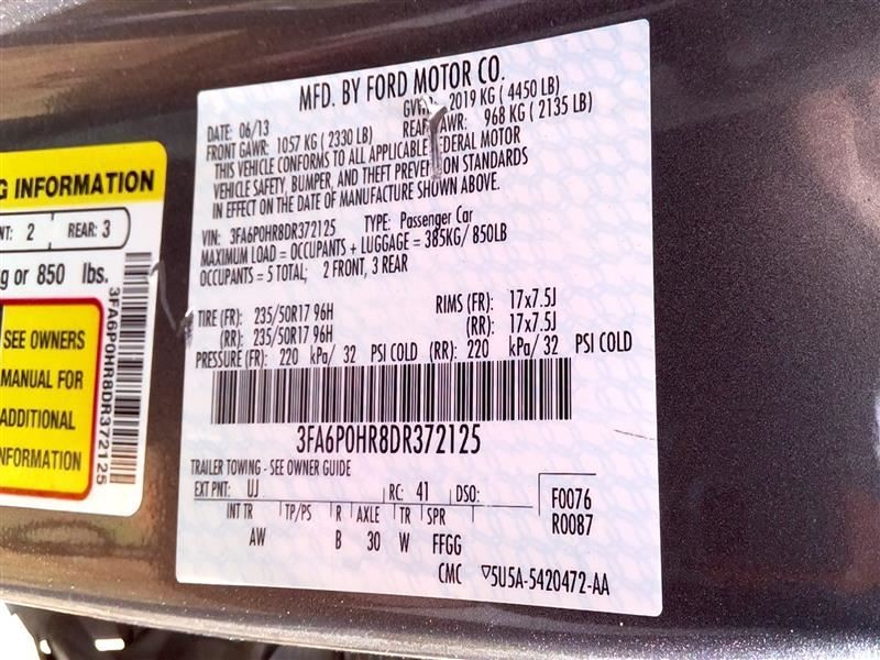 FUSION 2013 High Mounted Stop Light 1037501561