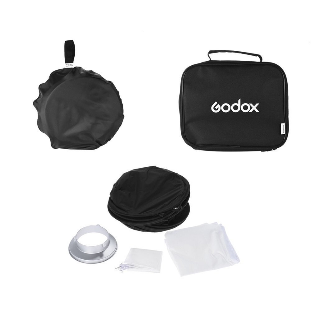 Godox 32x32 inches / 80x80cm Portable Foldable Studio Flash Softbox Diffuser ...
