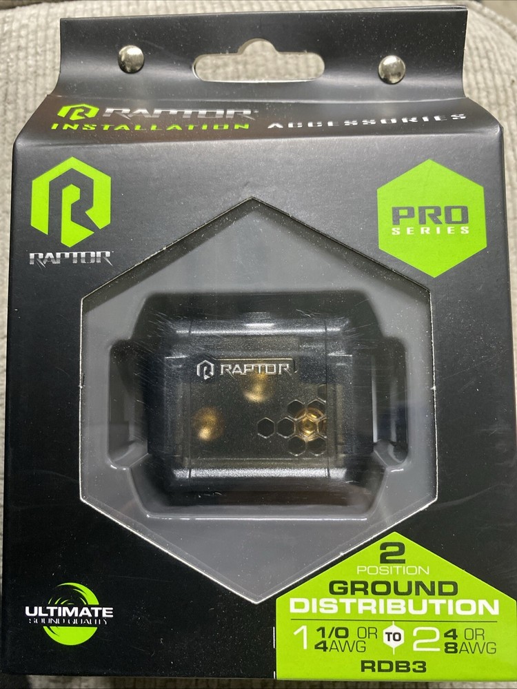 RAPTOR - 2-Position Ground Distribution Block - Pro Series (RDB3)