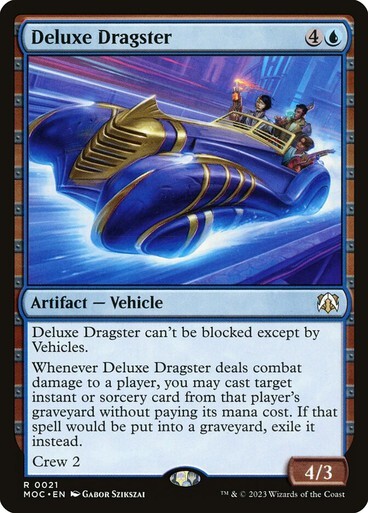 Deluxe Dragster - MOC - Rare - MTG Magic Pack fresh