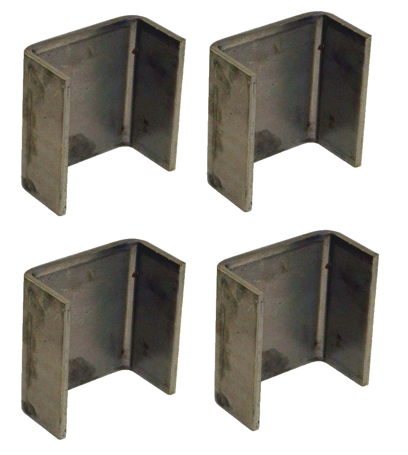 4 Pack – 2×4 Weld-On Steel Stake Pockets – 7-Gauge / 3⁄16" Flatbed Trailer Bed H