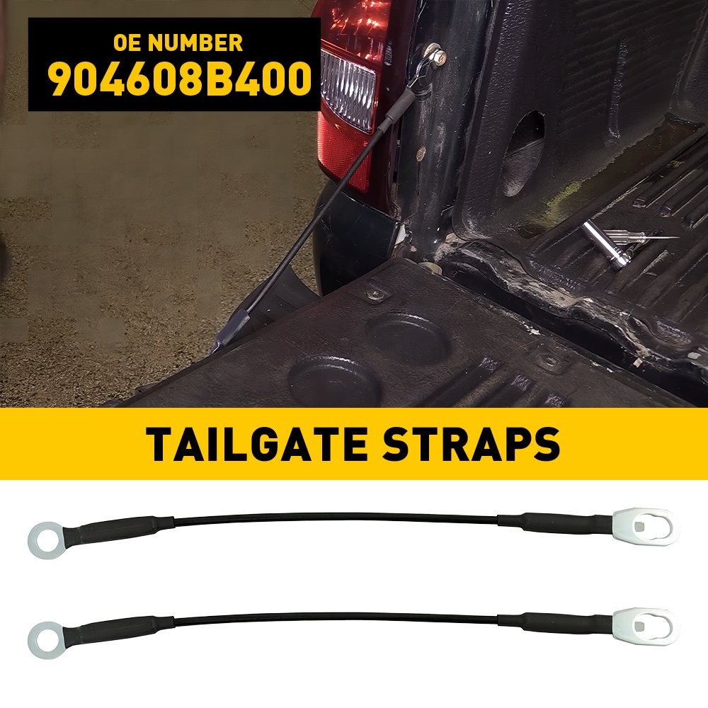 2pcs Tailgate Cable Strap Left Right For 1998-2004 Nissan Frontier 904608B400