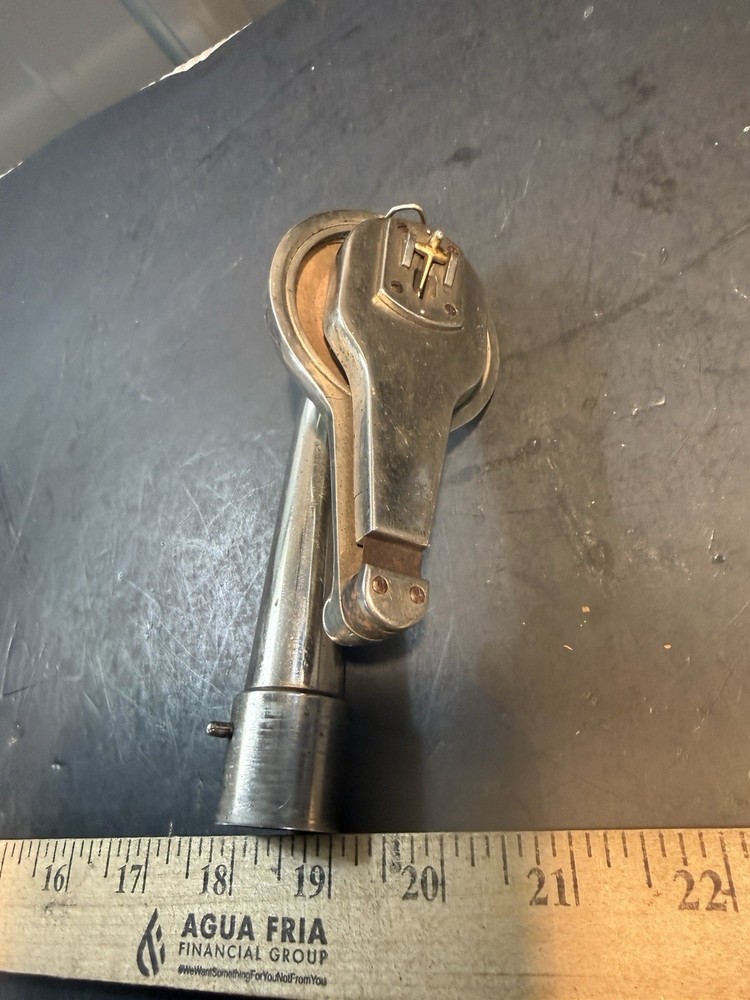 Vintage Press Camera Flash Bracket w/ Mechanical Shutter Trigger Lever