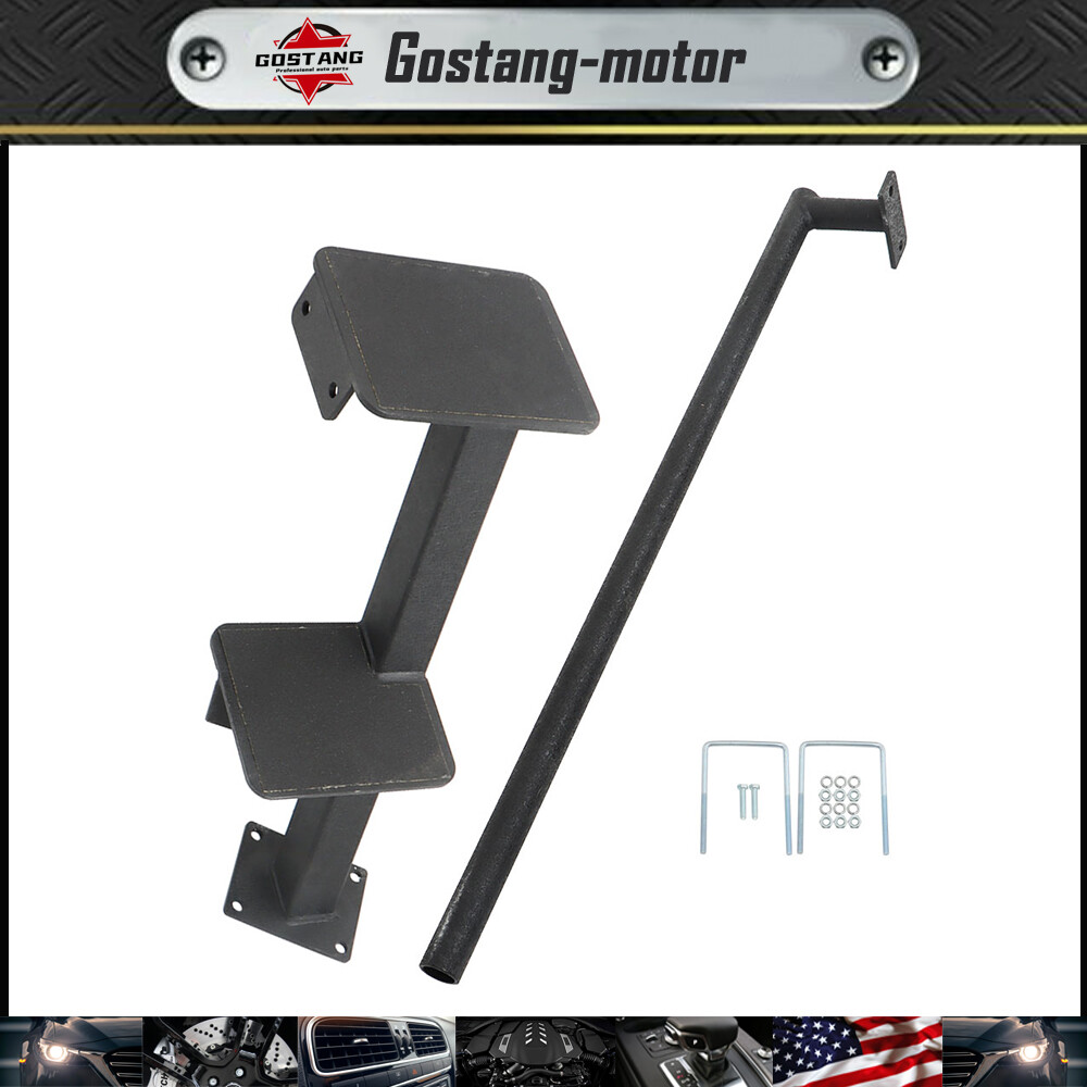 2 Steps Boat Trailer Steps with Handrail Boat Trailer Ladder, Boat Trailer Steps