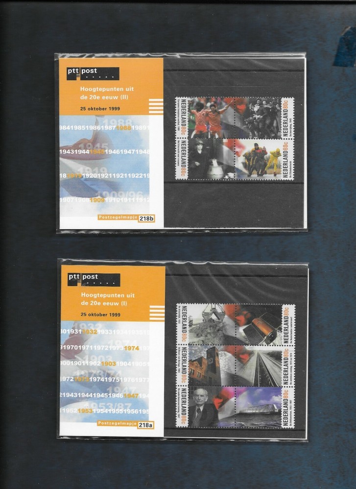 NETHERLANDS  1999 THE 20th CENTURY PRESENTATION PACKS