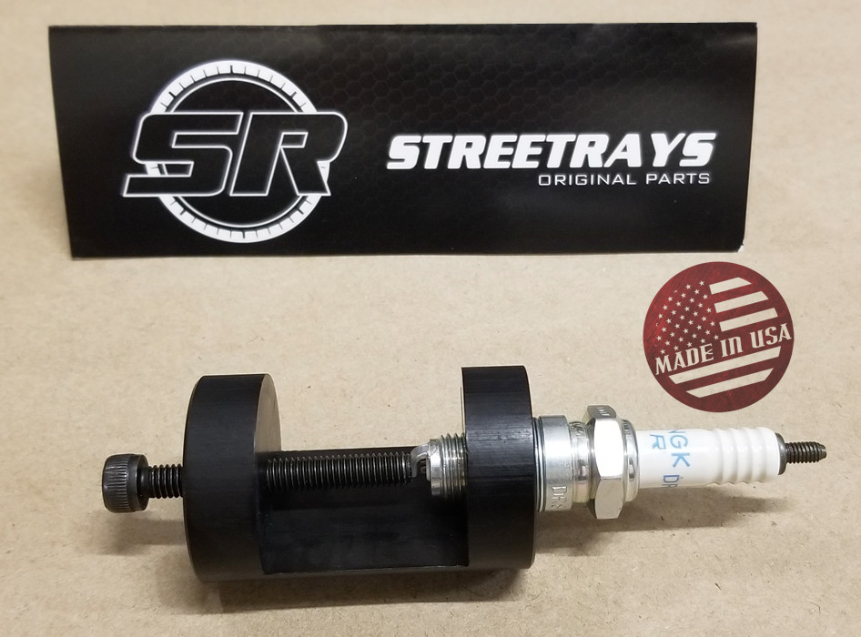 [SR] M12 Spark Plug Gapper Tool Gap Gapping Tool Sparkplug 12mm Gapper (BLACK)