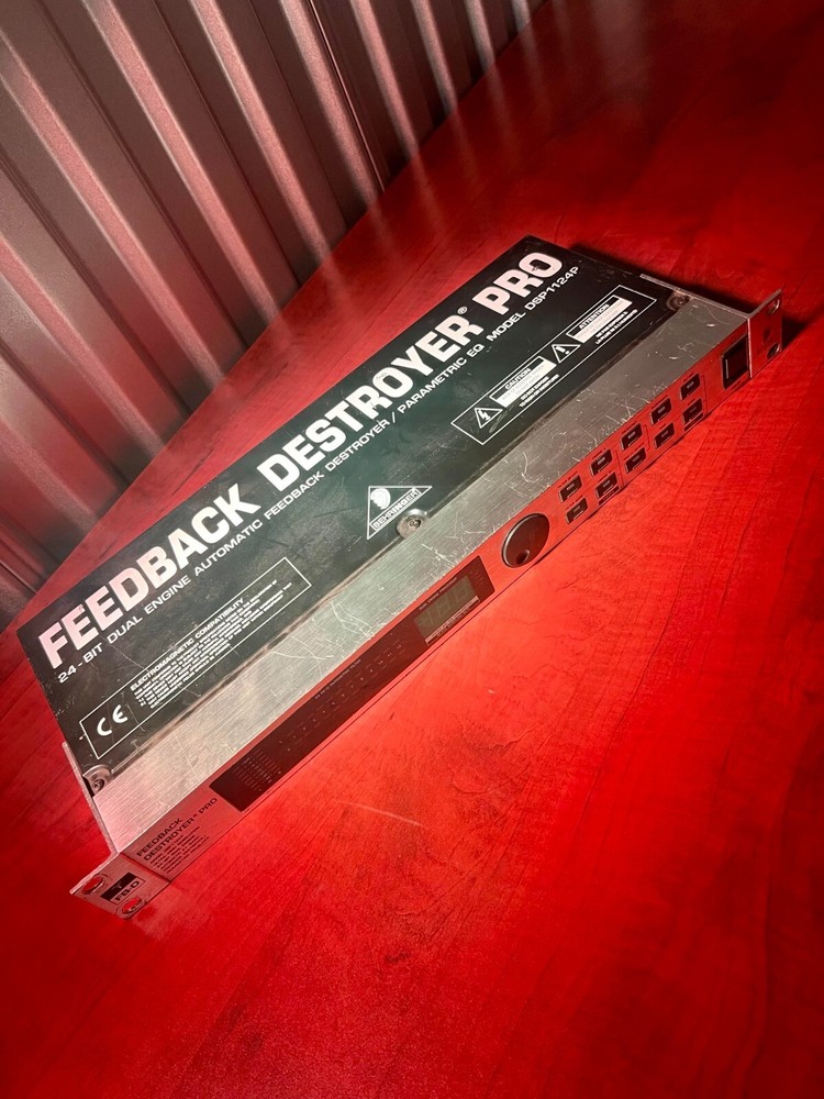 Behringer DSP1124P 24-Bit Dual Engine Feedback Destroyer Parametric  EQ